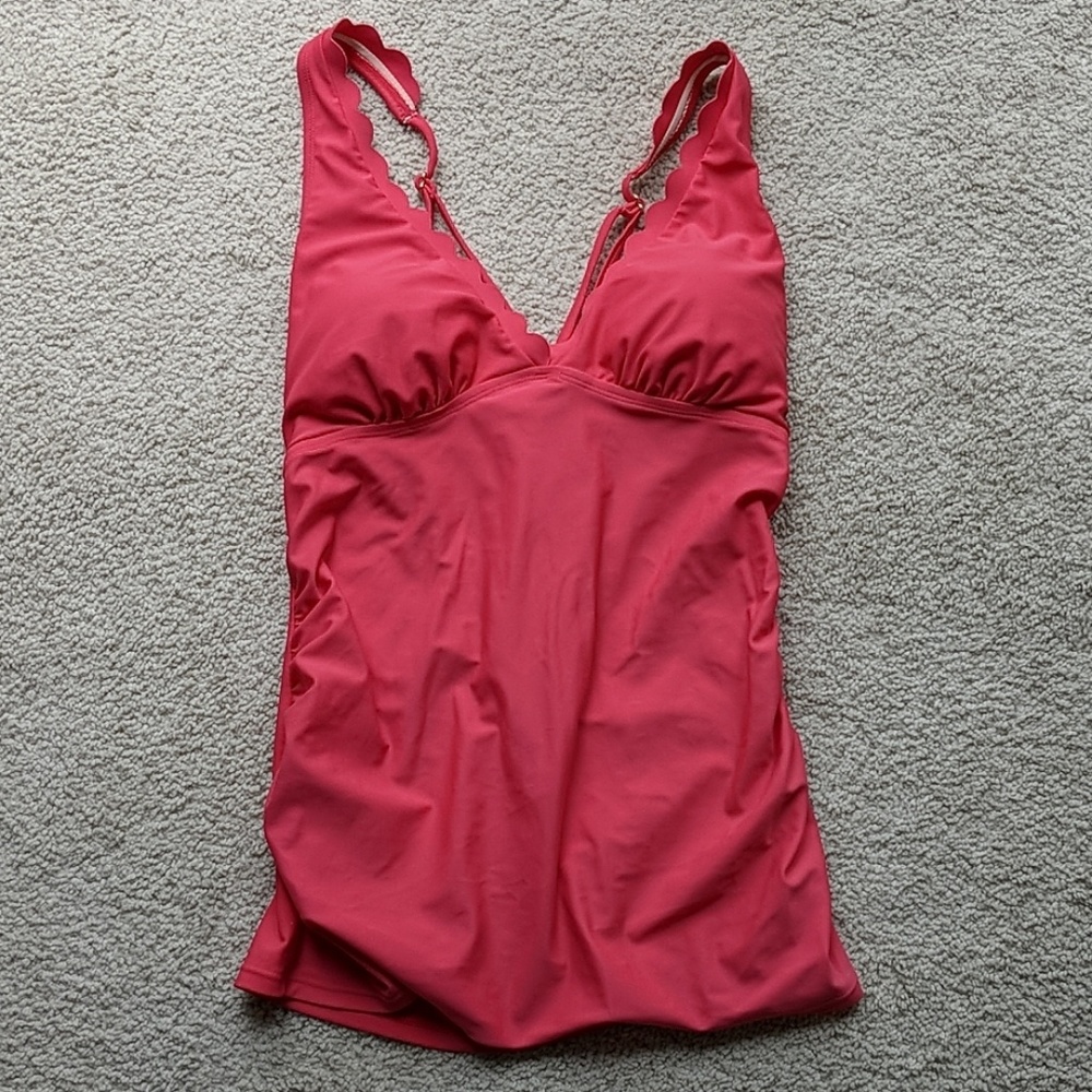 Merona Scalloped Tankini Top
